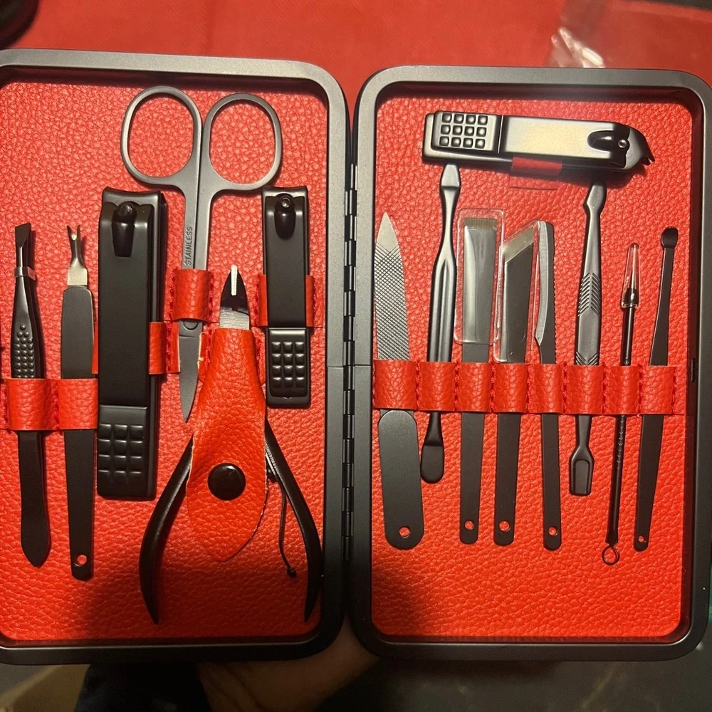 Men’s 15 piece Professional Stainless Steel Nail Clipper Travel & Groomi… - Picture 5 of 7